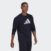 Áo Khoác Adidas Nam Chính Hãng - Moletom Future Icons Crew - Navy | JapanSport HA1392