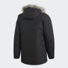 Áo Khoác Adidas Chính hãng - Hooded Parka Jacket Faux Fur Nam - Đen | JapanSport CF0879