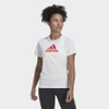 Áo Phông Adidas Nữ Chính Hãng - Primeblue Designed 2 Move Logo Sport Tee - Trắng | JapanSport HE6725