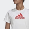 Áo Phông Adidas Nữ Chính Hãng - Primeblue Designed 2 Move Logo Sport Tee - Trắng | JapanSport HE6725