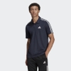 Áo Polo Adidas Nam Chính Hãng - Primeblue Designed To Move Sport 3-Stripes - Navy | JapanSport H13873