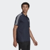 Áo Polo Adidas Nam Chính Hãng - Primeblue Designed To Move Sport 3-Stripes - Navy | JapanSport H13873