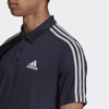 Áo Polo Adidas Nam Chính Hãng - Primeblue Designed To Move Sport 3-Stripes - Navy | JapanSport H13873
