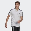 Áo Polo Adidas chính hãng - Primeblue Designed To Move Sport 3-Stripes Nam - trắng | JapanSport GM2138