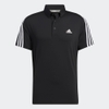 Áo Polo Adidas Golf Nam Chính Hãng - Returnable Golf 3-Stripes - Đen | JapanSport HG8269