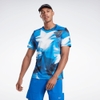 Áo Phông Reebok Chính Hãng - Running Essentials Tee - Blue/White | JapanSport - FL4757