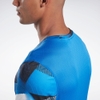 Áo Phông Reebok Chính Hãng - Running Essentials Tee - Blue/White | JapanSport - FL4757