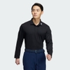 Áo Polo Adidas Nam Chính Hãng - Solid Stretch Long Sleeve - Đen | JapanSport IA2700