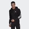 Áo Adidas Chính hãng - 3-Stripes Tape Full-Zip Sweatshirt - Đen | JapanSport GM6895