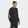 Áo Khoác Adidas Nam Chính Hãng - Sportswear Future Icons 3-Stripes Sweatshirt - Đen | JapanSport H46538
