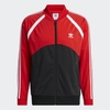 Áo Khoác Adidas Nam Chính Hãng - SST Blocked Track Jacket - Đỏ/Đen | JapanSport HC2076