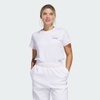 Áo Phông Adidas Nữ Chính Hãng - Statement Short Sleeve - Trắng | JapanSport IC1648