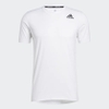 Áo Phông Adidas Nam Chính Hãng - TECHFIT FITTED TEE - Trắng | JapanSport GL9882