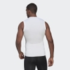 Áo Phông Adidas Chính Hãng - Techfit Training Sleeveless Tee - Trắng | JapanSport HD3529