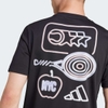 Áo Phông Adidas Nam Chính Hãng - Tennis City Lights Graphic Tee - Màu Đen | JapanSport IW0148