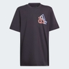 Áo Phông Adidas Nam Chính Hãng - Tennis City Lights Graphic Tee - Màu Đen | JapanSport IW0148