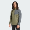 Áo Khoác Adidas Chính Hãng - Terrex Multi Climacool 1/2 Zip Long Sleeve Tee - Màu Xanh | JapanSport JE0387
