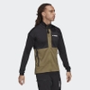 Áo Khoác Adidas Chính hãng - Terrex Tech Flooce Hiking Jacket - Đen/Xanh | JapanSport GQ4259