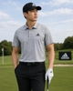 Áo Polo Adidas Nam Chính Hãng - Ultimate365 Heather Polo Shirt - Màu Xám | JapanSport GM0271