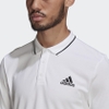 Áo Polo Adidas Chính hãng - AEROREADY Essentials Piqué Small Logo - Trắng| JapanSport GK9221