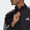 Bộ thể thao Adidas Chính hãng - AEROREADY Essentials Regular-Fit 3-Stripes Track Suit - Đen | JapanSport GK9950