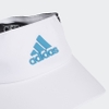 Mũ Adidas Chính Hãng - AEROREADY VISOR - Trắng | JapanSport GR9684