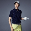 Áo Polo Golf Mizuno Chính Hãng - Short Sleeve Shirt - Màu Navy | JapanSport 52MA1004-14