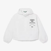 Áo Khoác Lacoste Chính hãng - Cropped Zip-Up Hooded Jacket - Màu Trắng | JapanSport BF9824-51-001