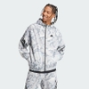 Áo Khoác Adidas Chính Hãng - Future Icons Allover Print Full-Zip Hoodie - Màu Xám | JapanSport IB6124