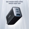 Củ sạc nhanh Anker Chính hãng - Sạc 3 Cổng Anker 735 Nano II 65W - A2667 (Series 7) | JapanSport