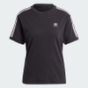 Áo Phông Adidas Nữ Chính Hãng - 3 Stripe T-Shirt - Màu Đen | JapanSport IU2420