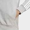 Áo Adidas Nam Chính Hãng - Essentials French Terry 3 Stripes Full Zip Hoodie - Xám | JapanSport IC9833