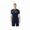 Áo Phông Asics Chính Hãng - Dry Print Short Sleeve Shirt - Xanh | JapanSport 2101A226-405