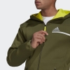 Áo Khoác Adidas Chính hãng - ZNE hoodie Full-Zip Innovation Motion - Xanh | JapanSport GP7839