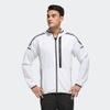 Áo Khoác Adidas Chính Hãng - 7 Stretch Light Woven Full ZIP - Trắng | JapanSport DV1137