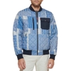 Áo Khoác Levi's Chính Hãng - Quilted Open Bottom Bomber - Màu xanh | JapanSport LM2RP433-lin