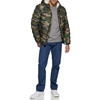 Áo Khoác Levi's Chính Hãng - Quilted Puffer with Sherpa Lined Hood - Màu Xanh | JapanSport LM2PR076-cfg