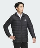 Áo Khoác lông vũ Adidas Chính Hãng - Ấm áp, chống thấm nước, có khóa kéo toàn phần WIND.RDY - Màu đen | JapanSport HZ6061
