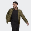 Áo Khoác Adidas Chính Hãng - Essentials Down Jacket - Olive | Japababy GT9168