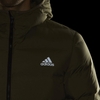 Áo Khoác Lông vũ Adidas Chính hãng - Helionic Hooded Down - Nam - Kaki | JapanSport BQ2004