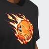 Áo Phông Adidas Nam Chính Hãng - Đen Áo Thun Graphic On Fire Basketball - Màu đen | JapanSport IX0107