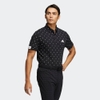 Áo Polo Adidas Nam Chính Hãng -  SHORT SLEEVE SHIRT WITH LOGO PRINTED BUTTONS - Đen | JapanSport HT6838