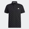 Áo Polo Adidas Nam Chính Hãng -  SHORT SLEEVE SHIRT WITH LOGO PRINTED BUTTONS - Đen | JapanSport HT6838