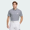 Áo Polo Adidas Nam Chính Hãng - AOP AEROREADY - Màu Trắng | JapanSport IN9039