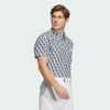 Áo Polo Adidas Nam Chính Hãng - AOP AEROREADY - Màu Trắng | JapanSport IN9039