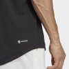 Áo Polo Adidas Nam Chính Hãng - Polo Piqué Tennis Club Shirt- Màu Đen| JapanSport HS3246