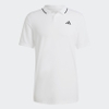 Áo Polo Adidas Nam Chính Hãng -Polo Piqué Tennis Club Shirt- Trắng  | JapanSport HS3245