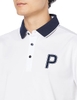 Áo Polo Puma chính hãng - Stretch Kanoko P Logo - Nam - Màu trắng | JapanSport 627602-04