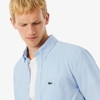 Áo Polo Lacoste Chính hãng - Gingham Fit Short-Sleeve Shirt - Màu Xanh | JapanSport CH5622-51-F6Z