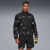 Áo Khoác Puma Chính Hãng - Running Velocity AOP Jacket Men's Running Wear Jersey - Màu Đen | JapanSport 528234-01